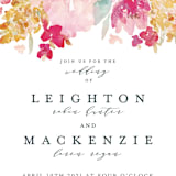 "Spring Garden" - Wedding Invitations in Petal by Grace Kreinbrink - Close-Up