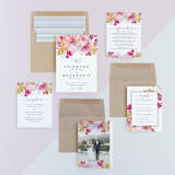 "Spring Garden" - Wedding Invitations in Petal by Grace Kreinbrink - Invitation Suite