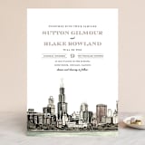 "Windy City" - Wedding Invitations in Antique by Turner de Feria - Front
