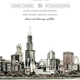 "Windy City" - Wedding Invitations in Antique by Turner de Feria - Close-Up