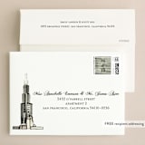 "Windy City" - Wedding Invitations in Antique by Turner de Feria - FREE Recipient Addressing
