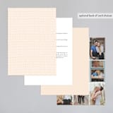 "Wild and Free" - Wedding Invitations in Ballet Slipper by Design Lotus - Back of Card