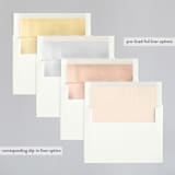 "Wild and Free" - Wedding Invitations in Ballet Slipper by Design Lotus - Envelope Liner Options