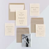 "Wild and Free" - Wedding Invitations in Ballet Slipper by Design Lotus - Invitation Suite