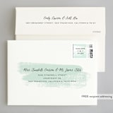 "Museum quality" - Wedding Invitations in Teal by Jennifer Wick - FREE Recipient Addressing