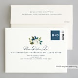 "Our Something Blue" - Wedding Invitations in Ocean by AK Graphics - FREE Recipient Addressing