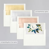 "Our Something Blue" - Wedding Invitations in Ocean by AK Graphics - Envelope Liner Options