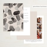 "love is strong" - Wedding Invitations in Onyx by Aspacia Kusulas - Back of Card