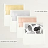 "love is strong" - Wedding Invitations in Onyx by Aspacia Kusulas - Envelope Liner Options