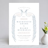 "cicogne" - Wedding Invitations in Cornflower by chocomocacino - Front