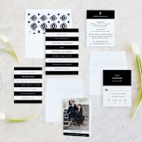 "Elan" - Wedding Invitations in Tuxedo by Griffinbell Paper Co. - Invitation Suite