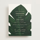 "Palm" - Wedding Invitations in Classic Palm by Kaydi Bishop - Front