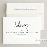 "Funky Names" - Wedding Invitations in Navy by Phrosné Barwood - FREE Recipient Addressing