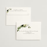 "Vines of Green" - Wedding Invitations in Fern by Susan Moyal - FREE Recipient Addressing