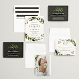 "Vines of Green" - Wedding Invitations in Fern by Susan Moyal - Invitation Suite