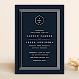 "Next Adventure" - Wedding Invitations in Navy by Stacey Meacham - Front
