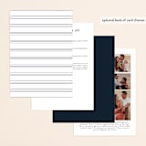 "Next Adventure" - Wedding Invitations in Navy by Stacey Meacham - Back of Card