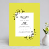 "minimally chic" - Wedding Invitations in Lemon by lena barakat - Front