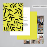 "minimally chic" - Wedding Invitations in Lemon by lena barakat - Back of Card