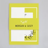 "minimally chic" - Wedding Invitations in Lemon by lena barakat - Assembled