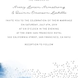 "Watercolor Dots" - Wedding Invitations in Agate by Maria Hilas-Louie - Close-Up