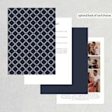 "Flawless" - Wedding Invitations in Midnight by Kimberly FitzSimons - Back of Card