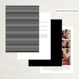 "Downtown" - Wedding Invitations in Onyx by Lauren Chism - Back of Card