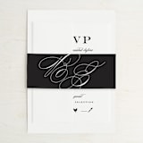 "Downtown" - Wedding Invitations in Onyx by Lauren Chism - Assembled