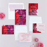 "Centifolia Rose" - Wedding Invitations in Velvet by kelli hall - Invitation Suite