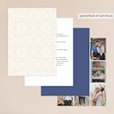 "Beachy" - Wedding Invitations in Ocean by Rebecca Daublin - Back of Card