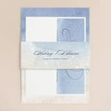 "Beachy" - Wedding Invitations in Ocean by Rebecca Daublin - Assembled