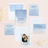 "Beachy" - Wedding Invitations in Ocean by Rebecca Daublin - Invitation Suite