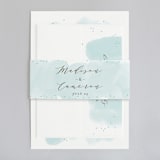"Of the Sea" - Wedding Invitations in Sea by Shirley Lin Schneider - Assembled