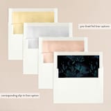"Midnight Garden" - Wedding Invitations in Midnight by Lori Wemple - Envelope Liner Options
