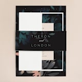 "Midnight Garden" - Wedding Invitations in Midnight by Lori Wemple - Assembled