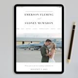 "Semiformal" - Wedding Invitations in Pebble by Kimberly FitzSimons - FREE Wedding Website