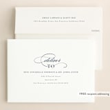 "Indigo Sea" - Wedding Invitations in Ocean by Kelly Schmidt - FREE Recipient Addressing
