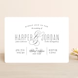 "Scripted Ampersand" - Wedding Invitations in Midnight by Roxy Cervantes - Front