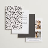 "Mountains" - Wedding Invitations in Ivory by Anastasia Makarova - Back of Card