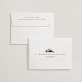 "Mountains" - Wedding Invitations in Charcoal by Anastasia Makarova - FREE Recipient Addressing