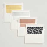 "Mountains" - Wedding Invitations in Charcoal by Anastasia Makarova - Envelope Liner Options