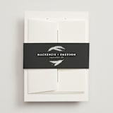 "Mountains" - Wedding Invitations in Charcoal by Anastasia Makarova - Assembled