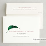 "Mod Palm" - Wedding Invitations in Pearl by Erin Hodges - FREE Recipient Addressing