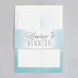 "Ombre" - Wedding Invitations in Sea by Roxy Cervantes - Assembled