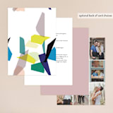 "Gemstones" - Wedding Invitations in Jewel by Lori Wemple - Back of Card Options