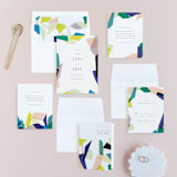 "Gemstones" - Wedding Invitations in Jewel by Lori Wemple - Invitation Suite