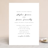 "Dressed in White" - Wedding Invitations in Cloud by Angela Garrick - Front
