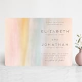 "Off Shore" - Wedding Invitations in Dawn by Grace Kreinbrink - Front