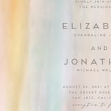 "Off Shore" - Wedding Invitations in Dawn by Grace Kreinbrink - Close-Up