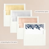 "Dash" - Wedding Invitations in Midnight by Grace Kreinbrink - Envelope Liner Options
